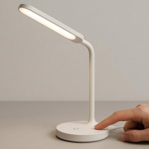 Modern Minimalist USB Rechargeable LED Desk Lamp with Touch Control
